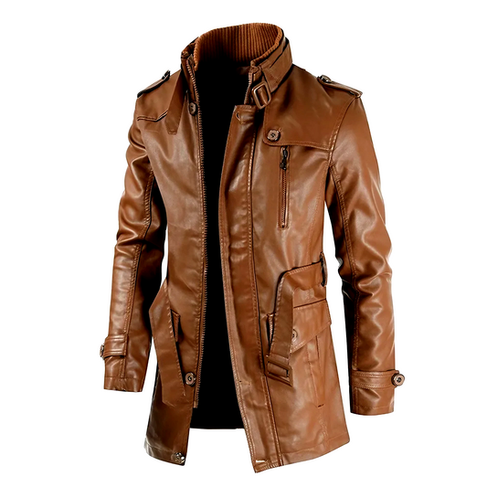 Stylish men's versatile everyday jacket, perfect casual outerwear for all seasons. Features a practical front zipper.