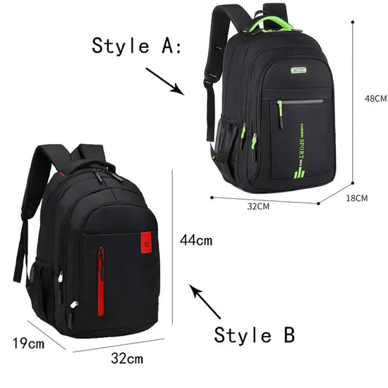 Versatile women's waterproof multi-compartment backpack, suitable for work, gym, travel, & daily use.