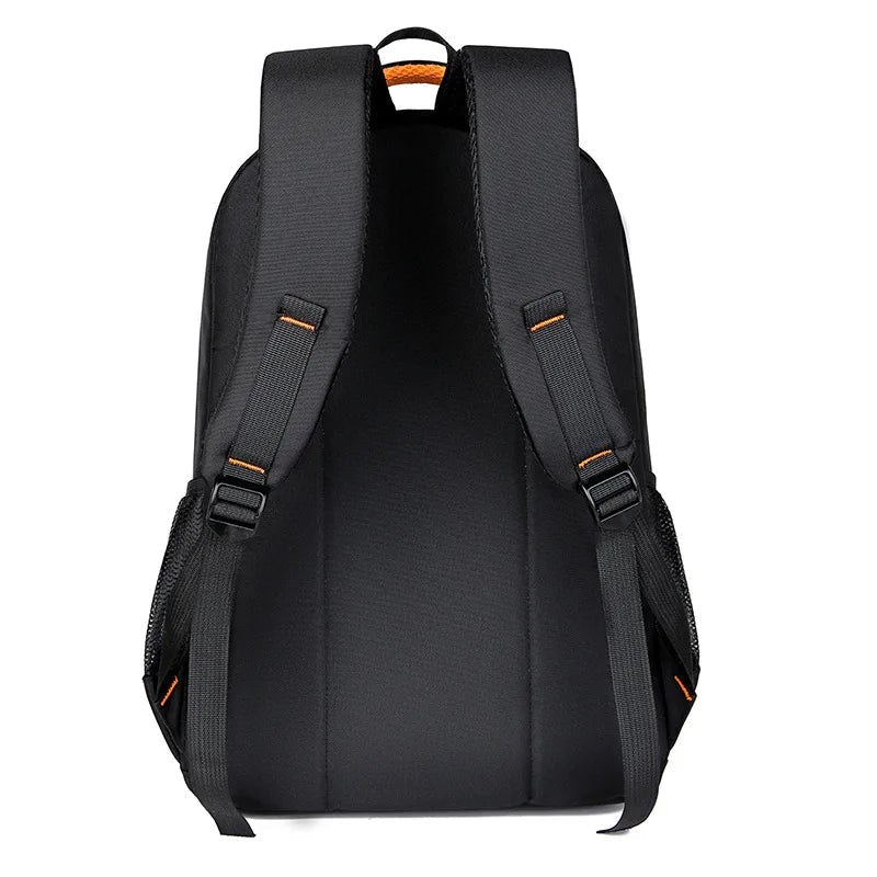Open main compartment of a women's waterproof everyday backpack, showing spacious interior & sleeves.