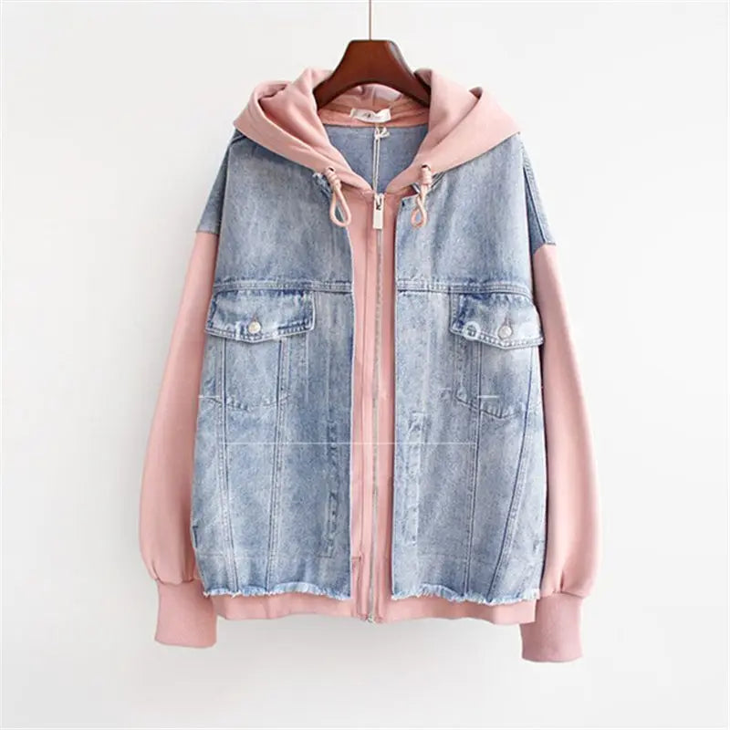 Soft pink women's two-piece casual set, including a cozy hoodie and versatile matching joggers.