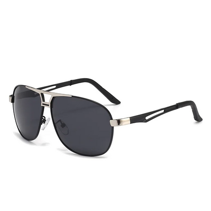 Elegant unisex aviator sunglasses, essential stylish eyewear for UV and glare protection.