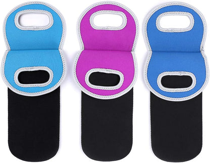 High-quality neoprene wine carrier, keeps two bottles cool, great for BBQs & gatherings.