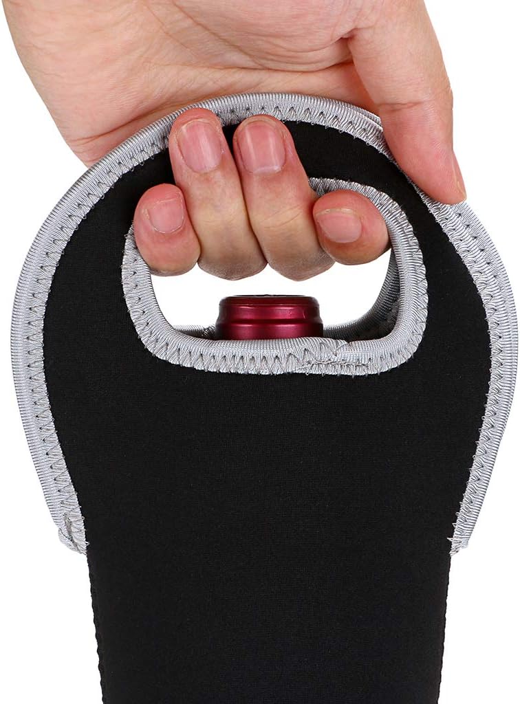 Stylish travel wine bag, insulated to protect 2 bottles, essential for road trips & vacations.