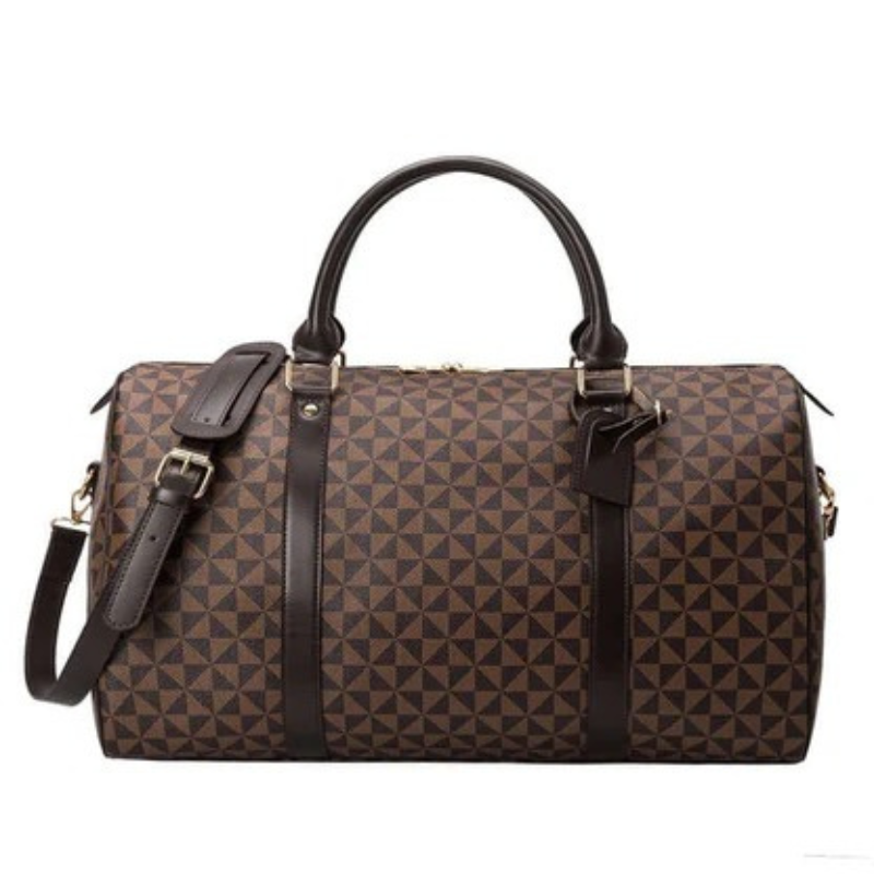 Stylish unisex premium travel duffle bag, perfect as a versatile weekend carry-on or gym bag.