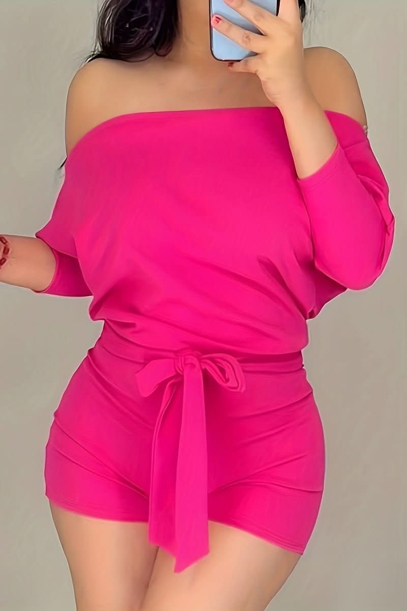 Stylish women's batwing jumpsuit in black, perfect for comfortable daily wear & chic summer fashion.