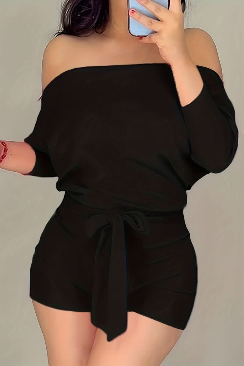 Effortless women's batwing jumpsuit, versatile for daily wear or elegant casual outings. Ultra-comfortable.