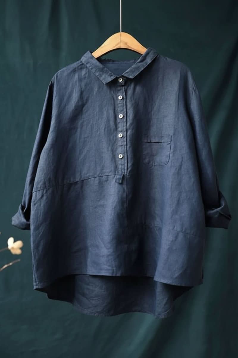 Women's stylish and comfortable long-sleeve casual blouse for versatile everyday wear.