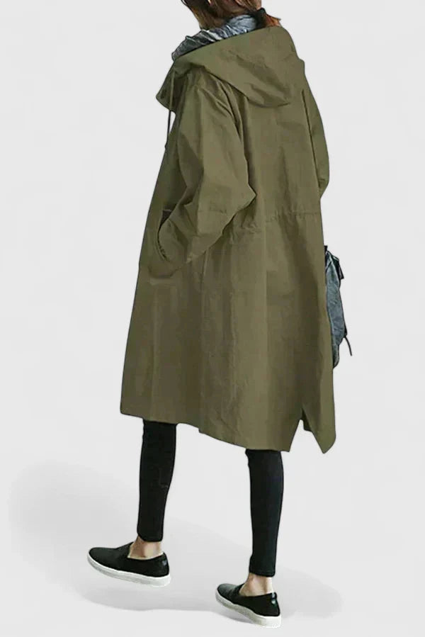 Women's stylish and comfortable everyday coat. Weather-resistant outerwear, ideal for fall & winter fashion.