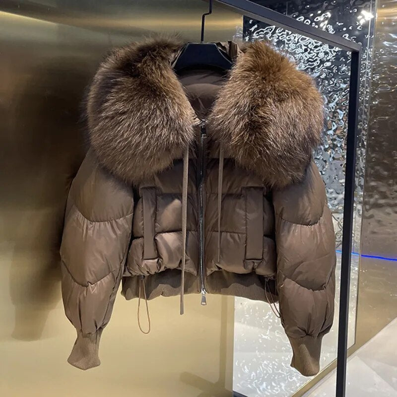 Stylish women's lightweight puffer jacket, perfect fall & winter outerwear. Provides warm, everyday comfort.