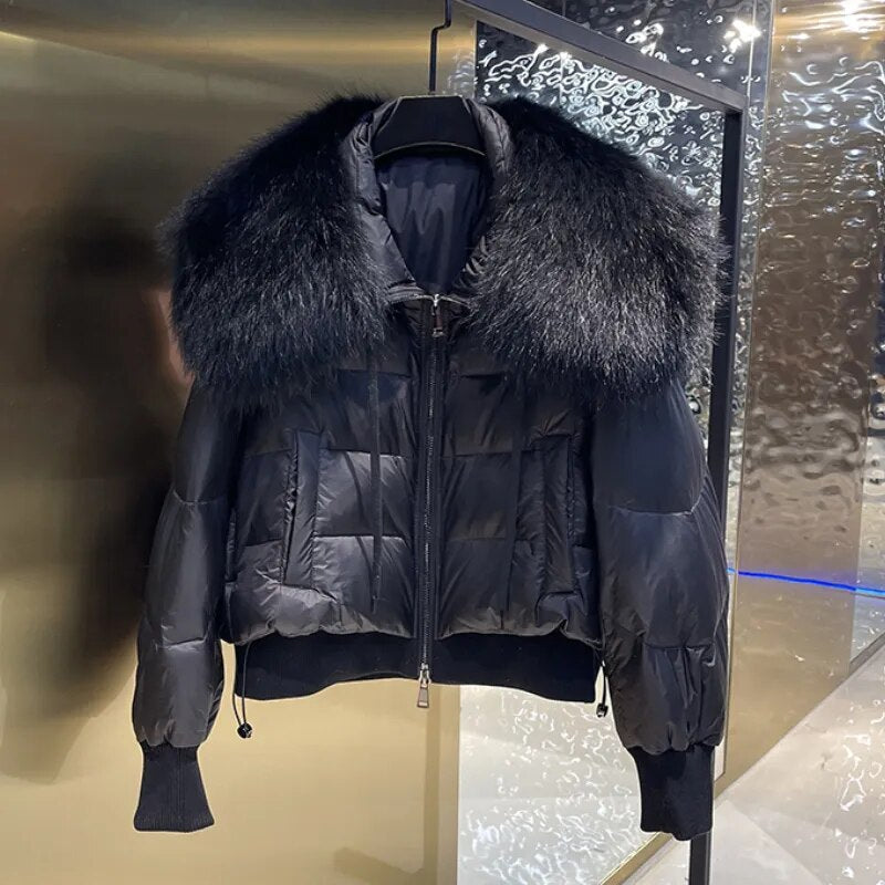 Warm & stylish women's puffer jacket. Essential lightweight outerwear for comfortable everyday wear in any season.