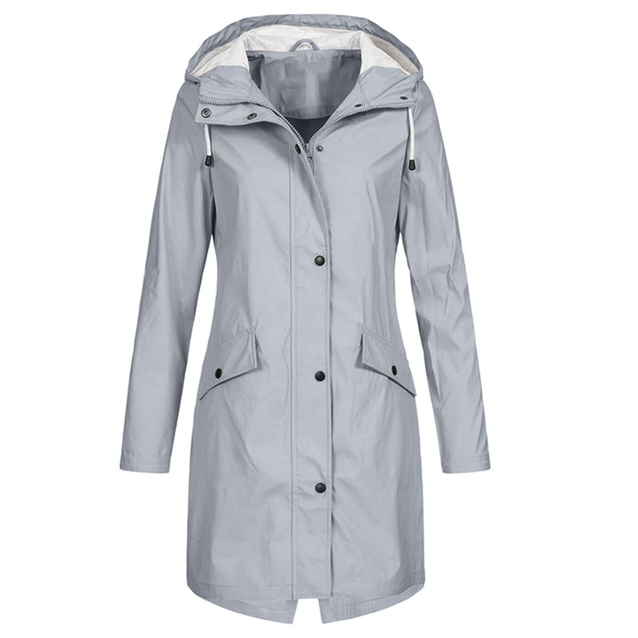 Lightweight waterproof outerwear for women, a stylish rain jacket providing essential weather protection.