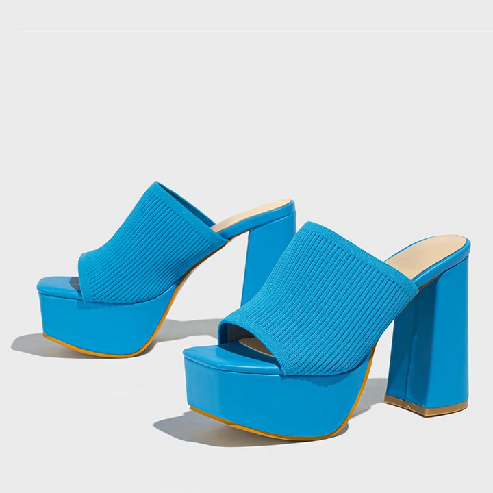 Comfortable women's platform sandals, versatile for everyday casual wear or adding style to dressier looks.