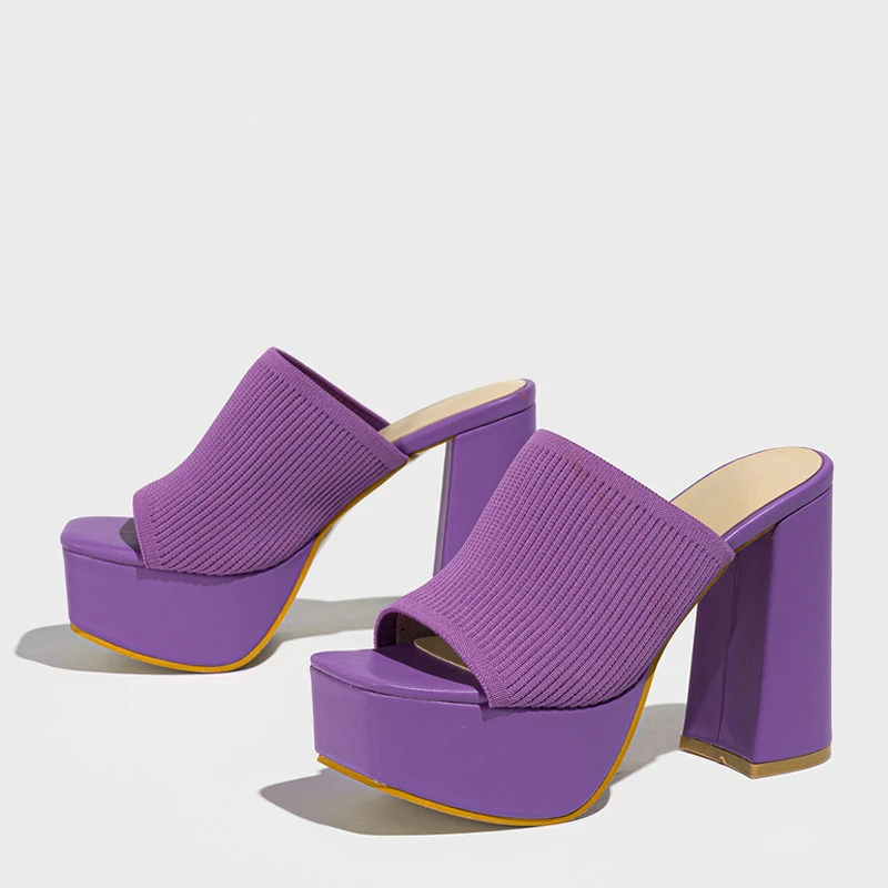 Vibrant women's platform sandals, perfect for summer, combining elevated comfort with a trendy, colorful design.