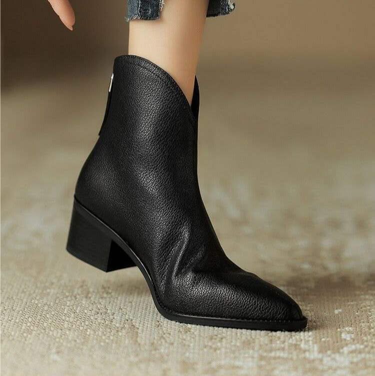 Versatile pointed toe ankle boots for women, comfortable and ideal for everyday fashionable wear.