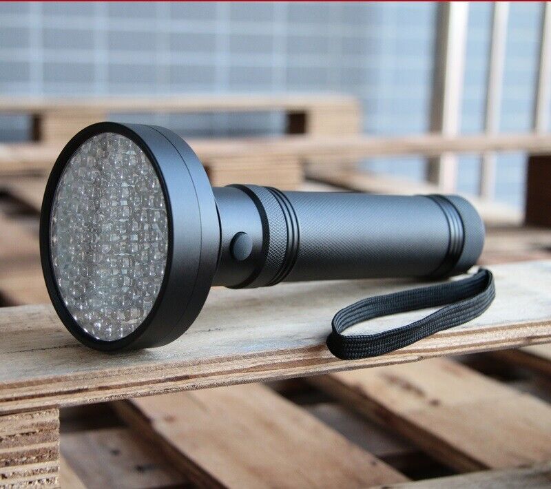 Rugged 395nm UV blacklight for outdoor adventurers, insect detection, and night fishing