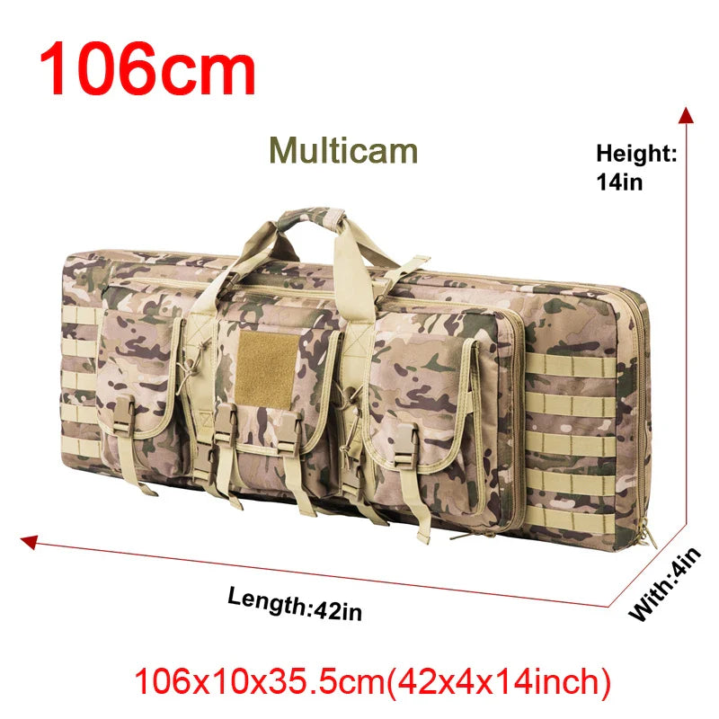 Outdoor hunting backpack, rifle compartment, MOLLE system for customization, durable