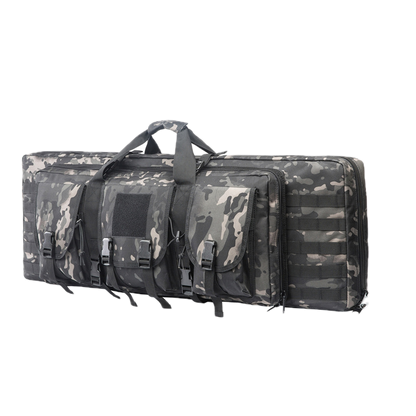 Outdoor shooting backpack, two rifle compartments, comfortable shoulder straps
