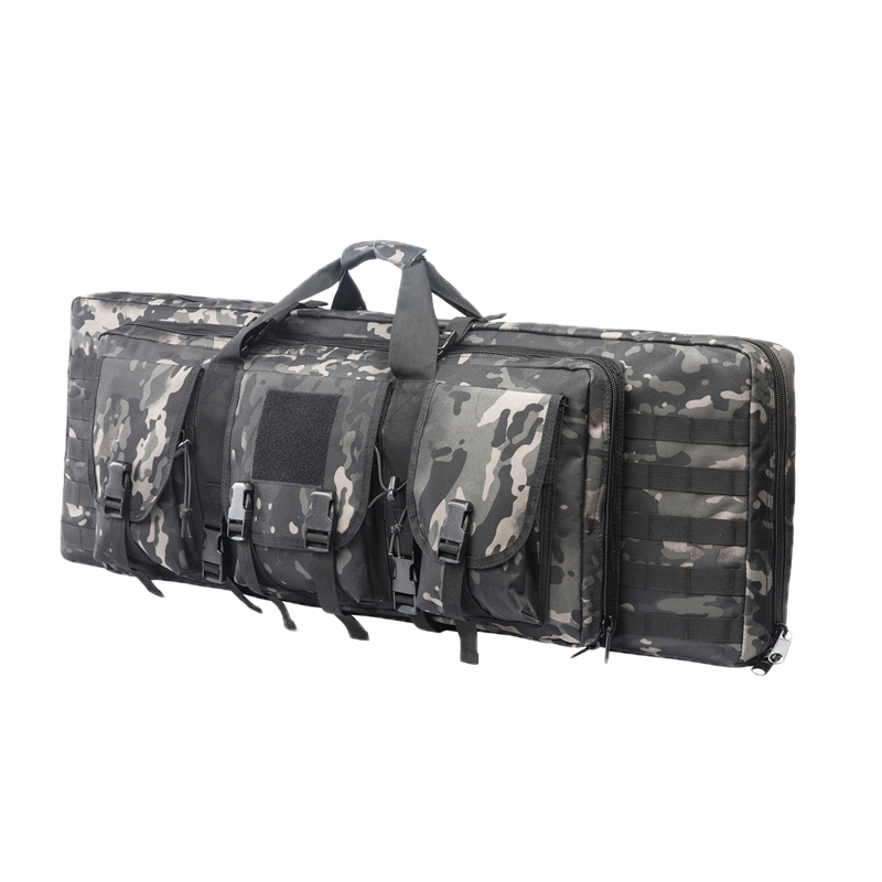 Tactical gun rucksack, black, provides excellent protection for valuable firearms