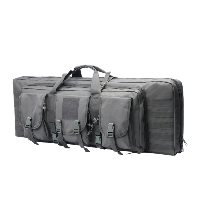 Hunting rifle storage bag, discreet design, protects firearms from elements