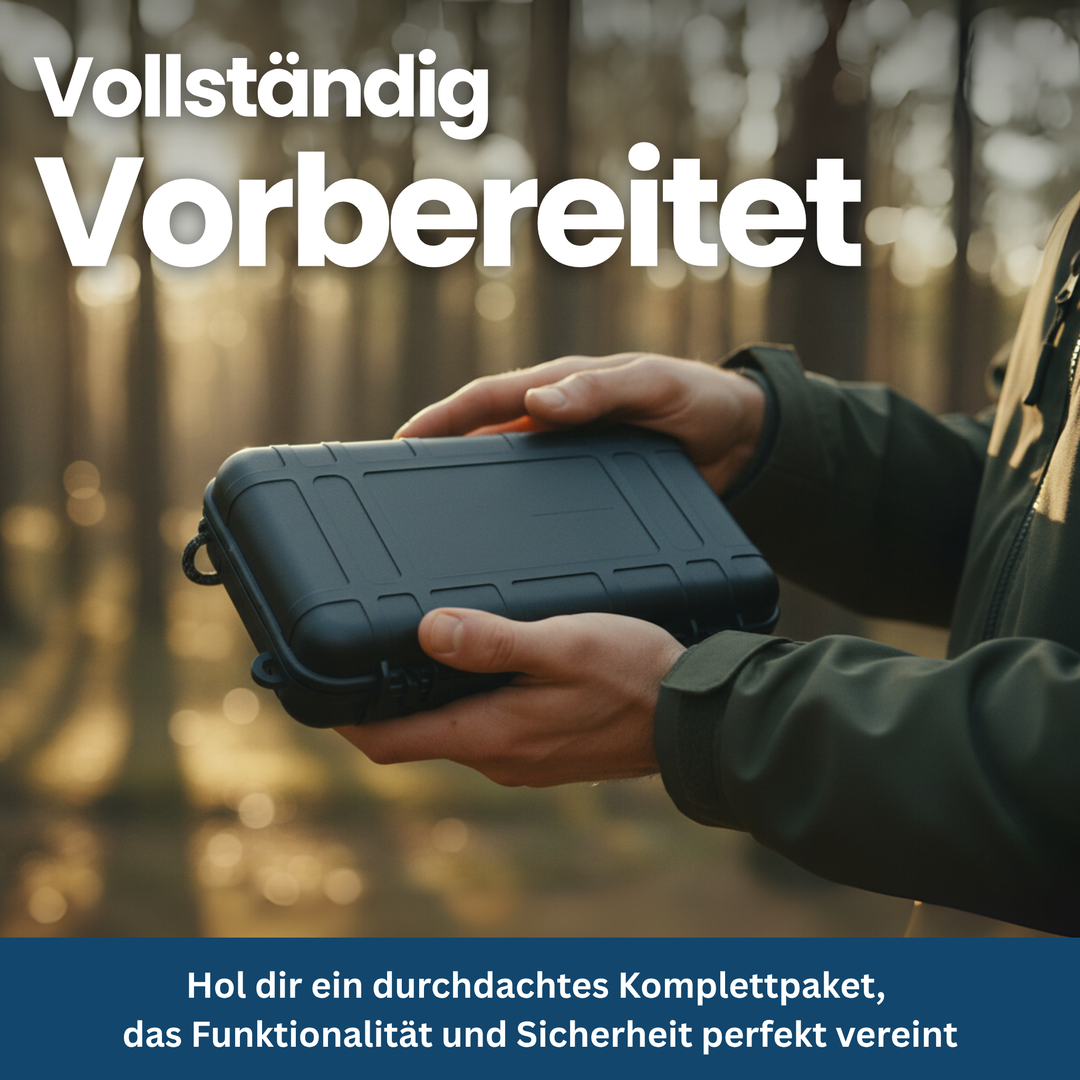 Prepper's choice: a tactical emergency survival kit designed for durability and comprehensive utility.