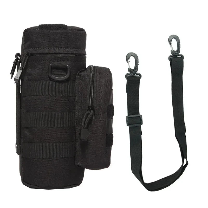 Heavy-duty tactical insulated water bottle pouch, built for demanding outdoor and tactical environments.