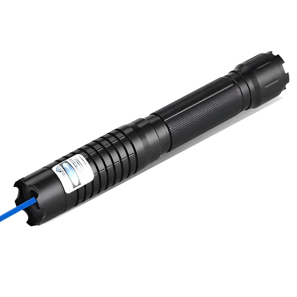 Adventure-ready tactical laser torch, providing powerful illumination & survival capabilities outdoors.