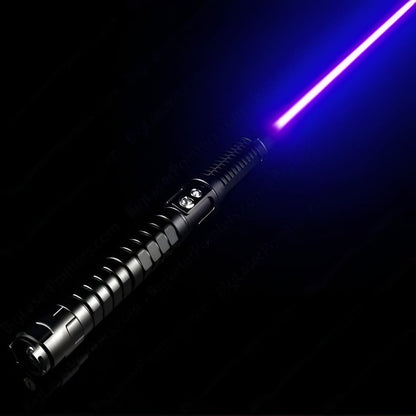 Tactical laser torch in hand, ready for any camping, hiking, or emergency outdoor situation.