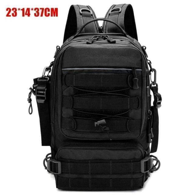 Camo fishing tackle storage bag, perfect for avid anglers needing organized gear
