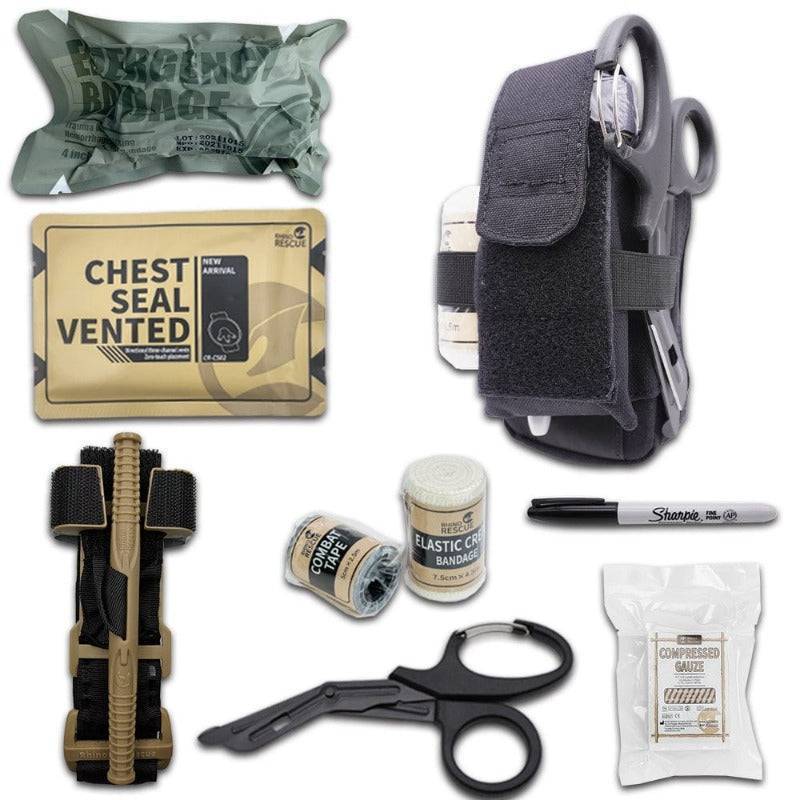 Essential tactical waist bag and outdoor gear, military-style for survival & first aid