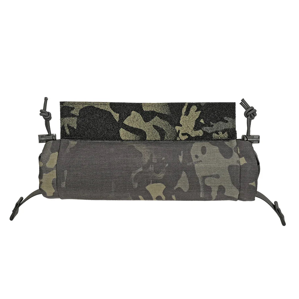 Compact OD green MOLLE EMT Pouch for quick access to medical supplies in survival situations.