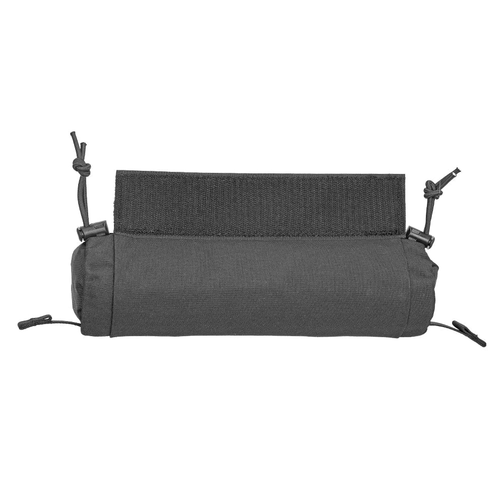 Side profile of a fully loaded EMT Pouch, highlighting its compact design and secure fastening.