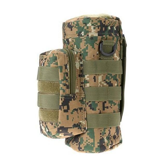 Unisex outdoor gear: tactical hydration bottle holder with strong stitching for reliability.