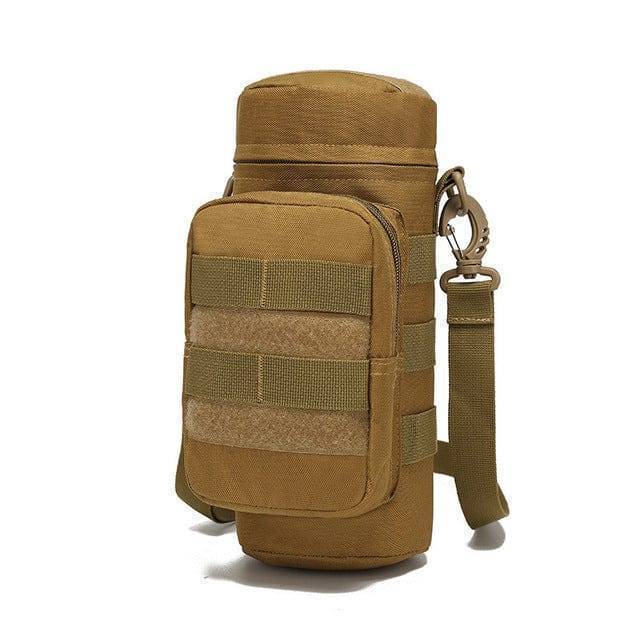 Durable tactical water bottle pouch, suitable for hiking, camping, and other outdoor activities.