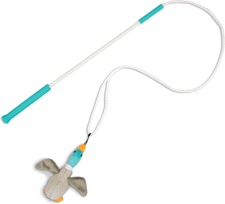 Tail Teaser dog play stick for interactive pet play & exercise, a durable canine fun toy.
