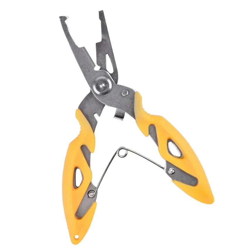 Stainless steel fishing pliers, a must-have multi-tool for line cutting and safe hook extraction