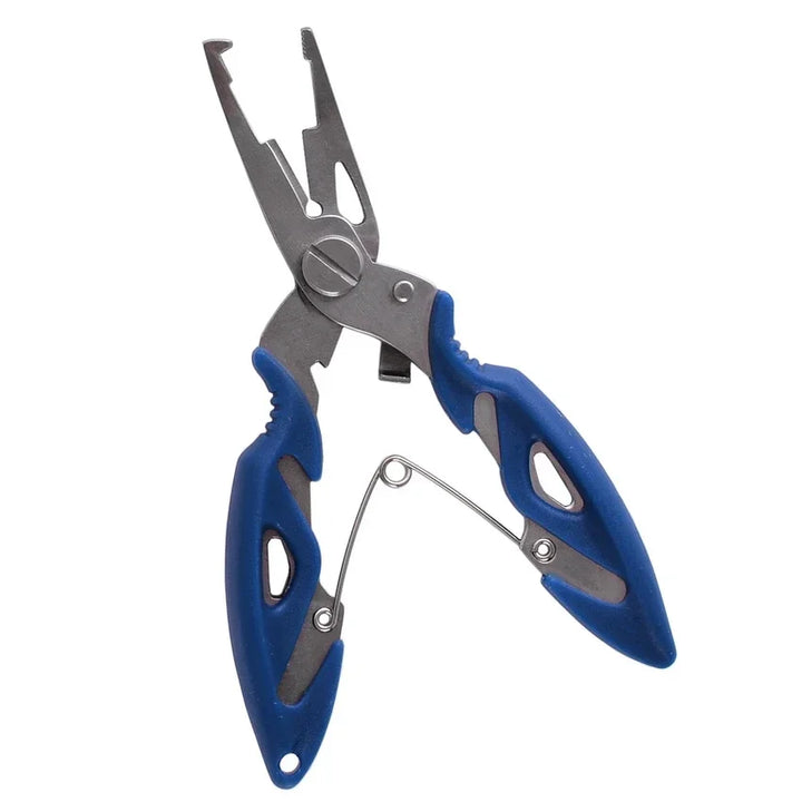 Fishing tool set: high-quality pliers with efficient braid cutter and robust hook remover design