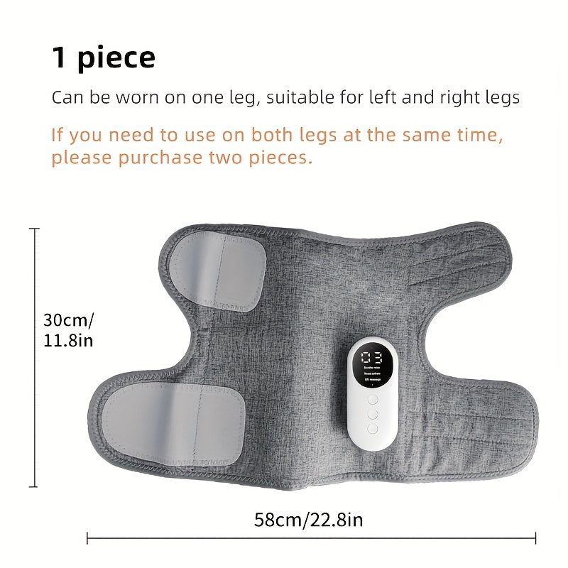 Therapeutic heated leg massager promoting circulation & muscle relaxation, ideal for daily pain relief.