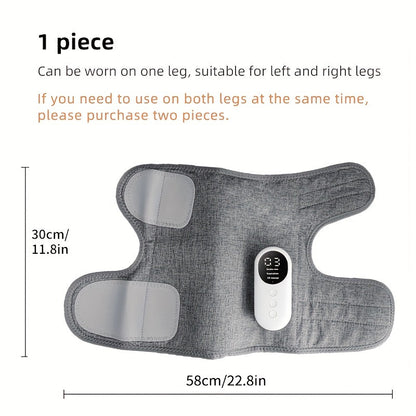 Therapeutic heated leg massager promoting circulation & muscle relaxation, ideal for daily pain relief.