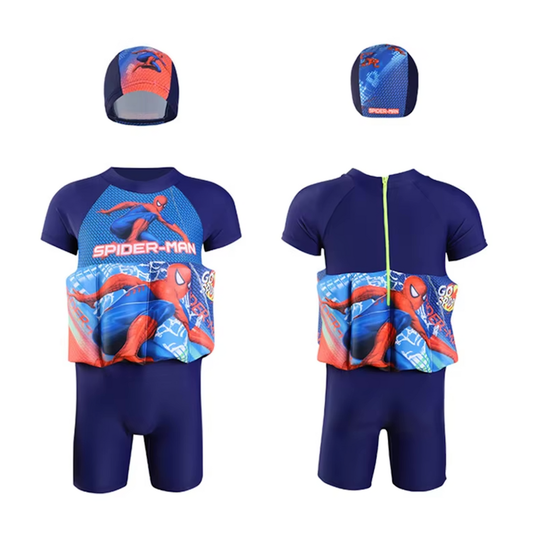 Unisex children's UV protective swimwear vest with shorts, SPF 50.
