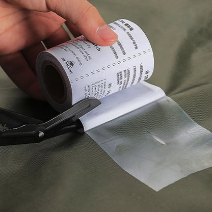 Waterproof TPU adhesive patch roll, essential gear repair for tents, jackets & outdoor equipment