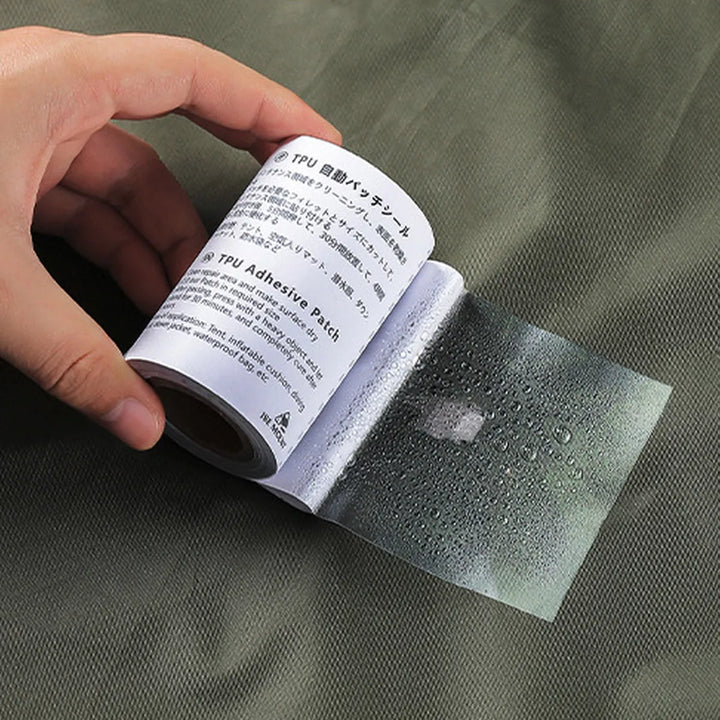 TPU repair patch roll, rugged and transparent for invisible outdoor gear repair and camping safety