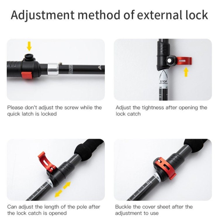 Pair of TrailMate Ultra-Light Aluminum Trekking Poles, essential hiking and camping equipment