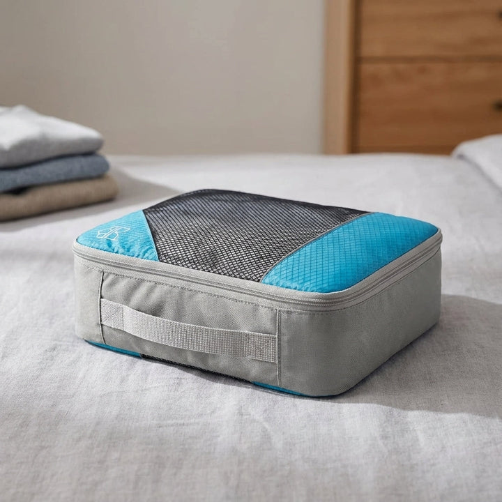 Travel Packing Cubes Set for organized luggage. Multiple sizes LiteCube for efficient suitcase organization.