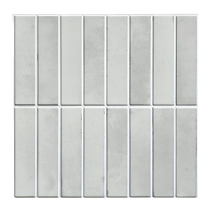 PeelLux self-adhesive 3D wall panels with ceramic look, perfect for a stylish kitchen backsplash or bathroom.
