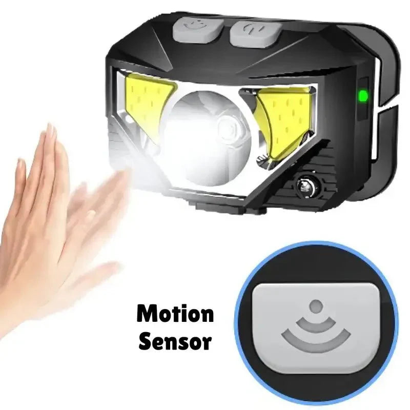 Essential camping gear: a 2-pack of Ultra-Bright Motion-Sensor Headlamps for hands-free lighting