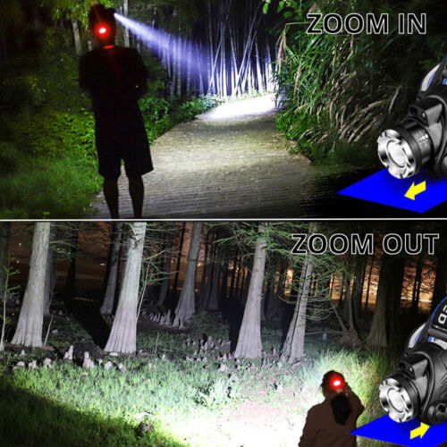 Compact and lightweight LED headlamp for trail running and cycling light needs