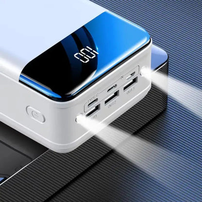 Durable electronics accessory: 50000mAh portable power bank for extended mobile device use