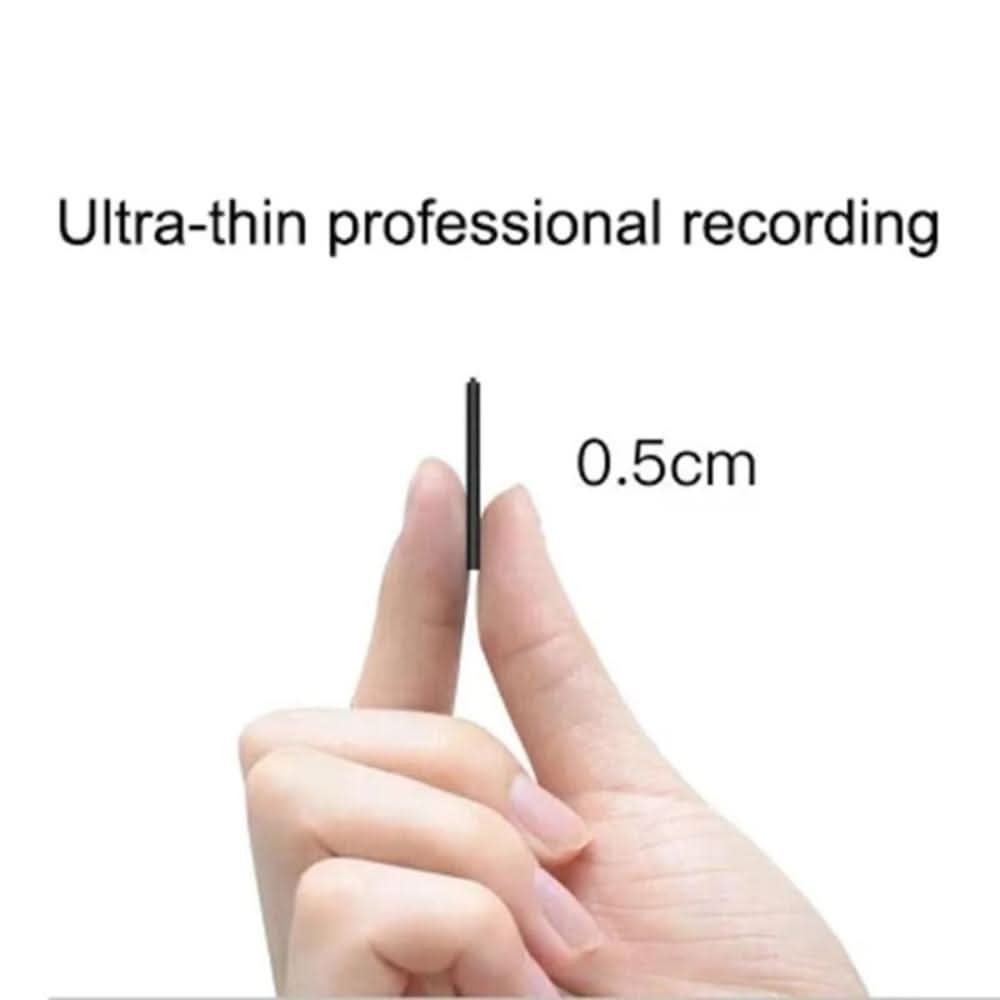 Discreet sound recorder with long battery life & auto-activation. Ideal for extended audio recording sessions.