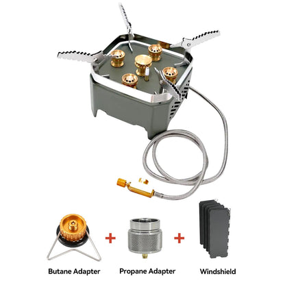 Powerful camping stove, perfect for all your outdoor cooking and camp kitchen needs
