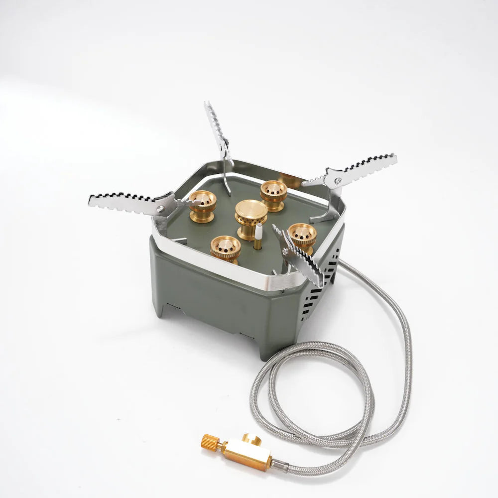 Windproof camping stove, ensuring reliable outdoor cooking in any weather